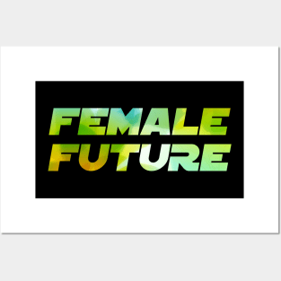 FEMALE FUTURE COLOR Posters and Art